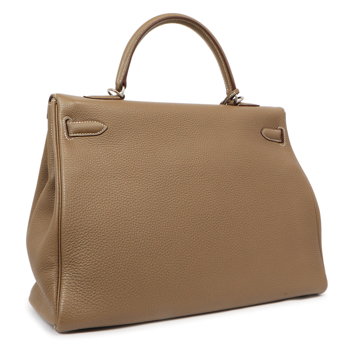 Hermes Etoupe Togo Kelly Retourne 35 Handbags Hermes