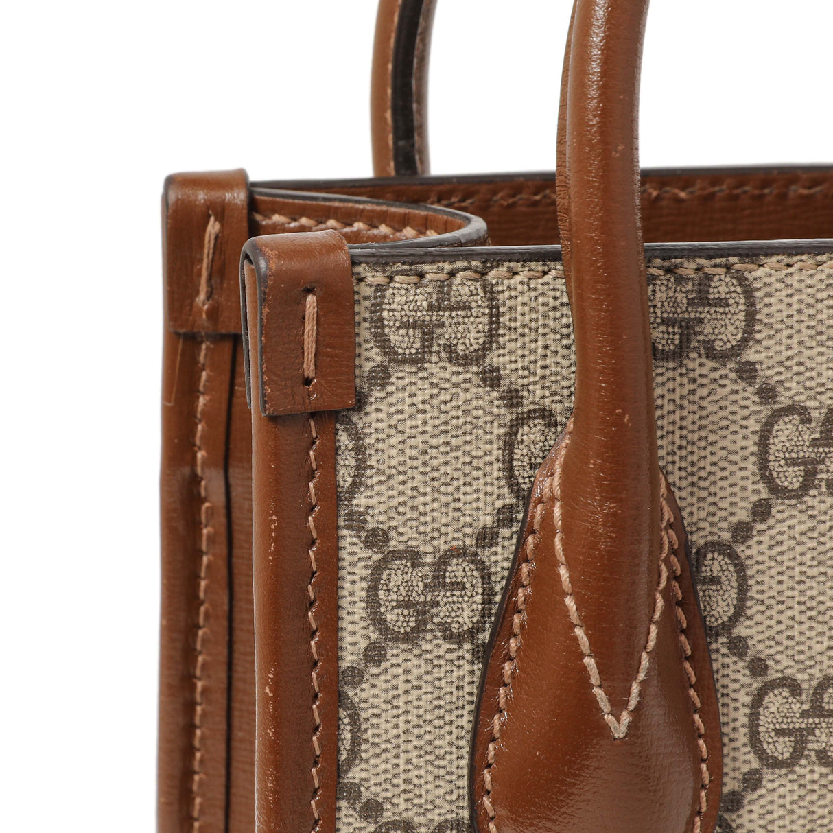 Gucci GG Supreme Monogram Mini Retro Interlocking G Tote Bag Handbags Gucci