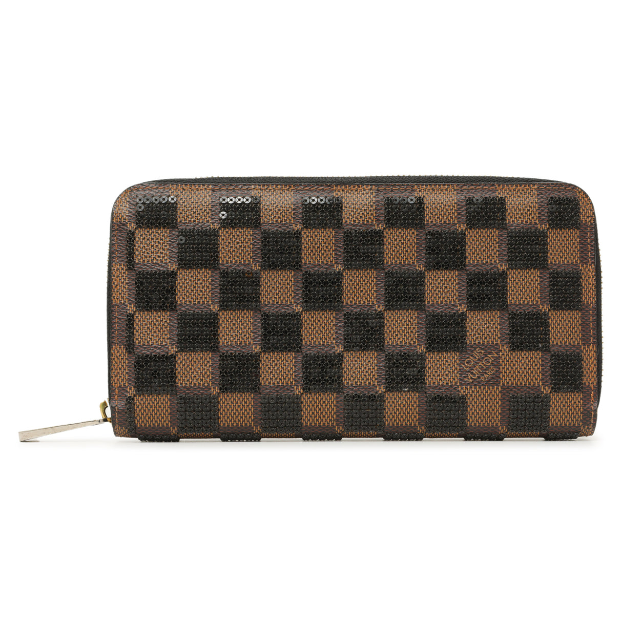 Louis Vuitton Black Damier Paillettes Zippy Wallet Accessories Louis Vuitton