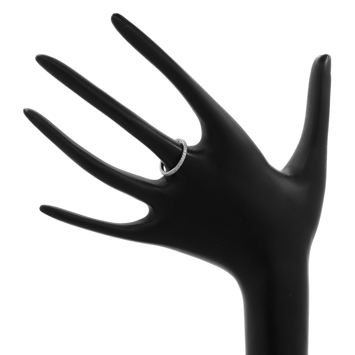 Tiffany & Co. Platinum Diamond Soleste Half Eternity Ring Designer Jewellery Tiffany and Co