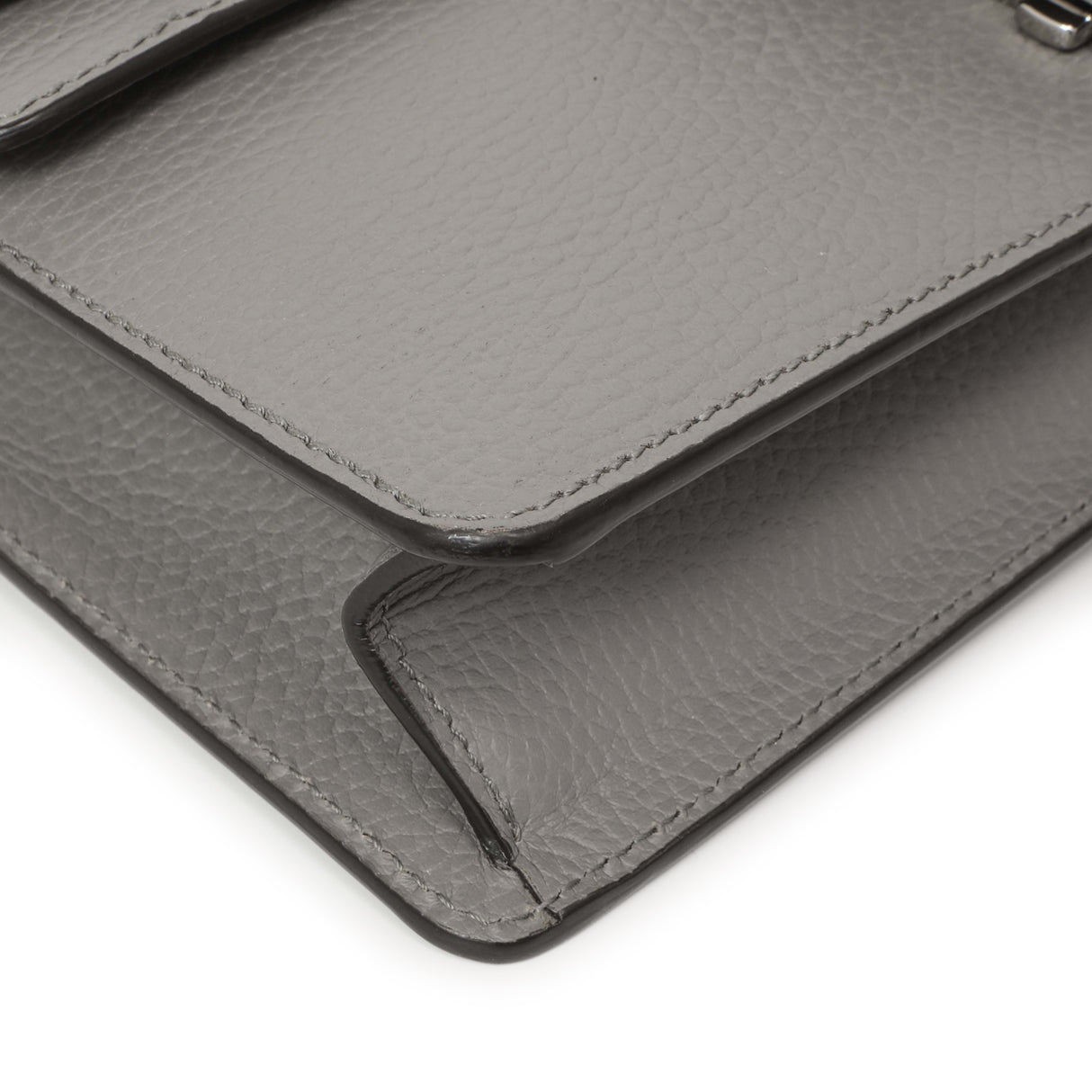 Gucci Grey Calfskin Enamel Small Dionysus Shoulder Bag Handbags Gucci