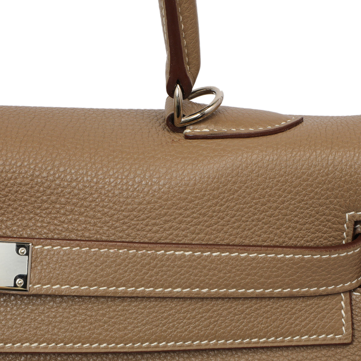 Hermes Etoupe Togo Kelly Retourne 35 Handbags Hermes