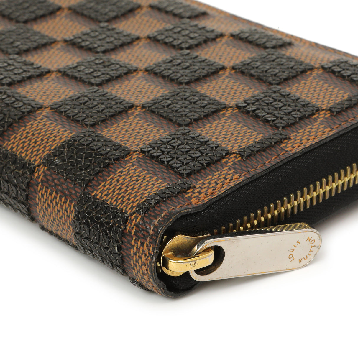 Louis Vuitton Black Damier Paillettes Zippy Wallet Accessories Louis Vuitton