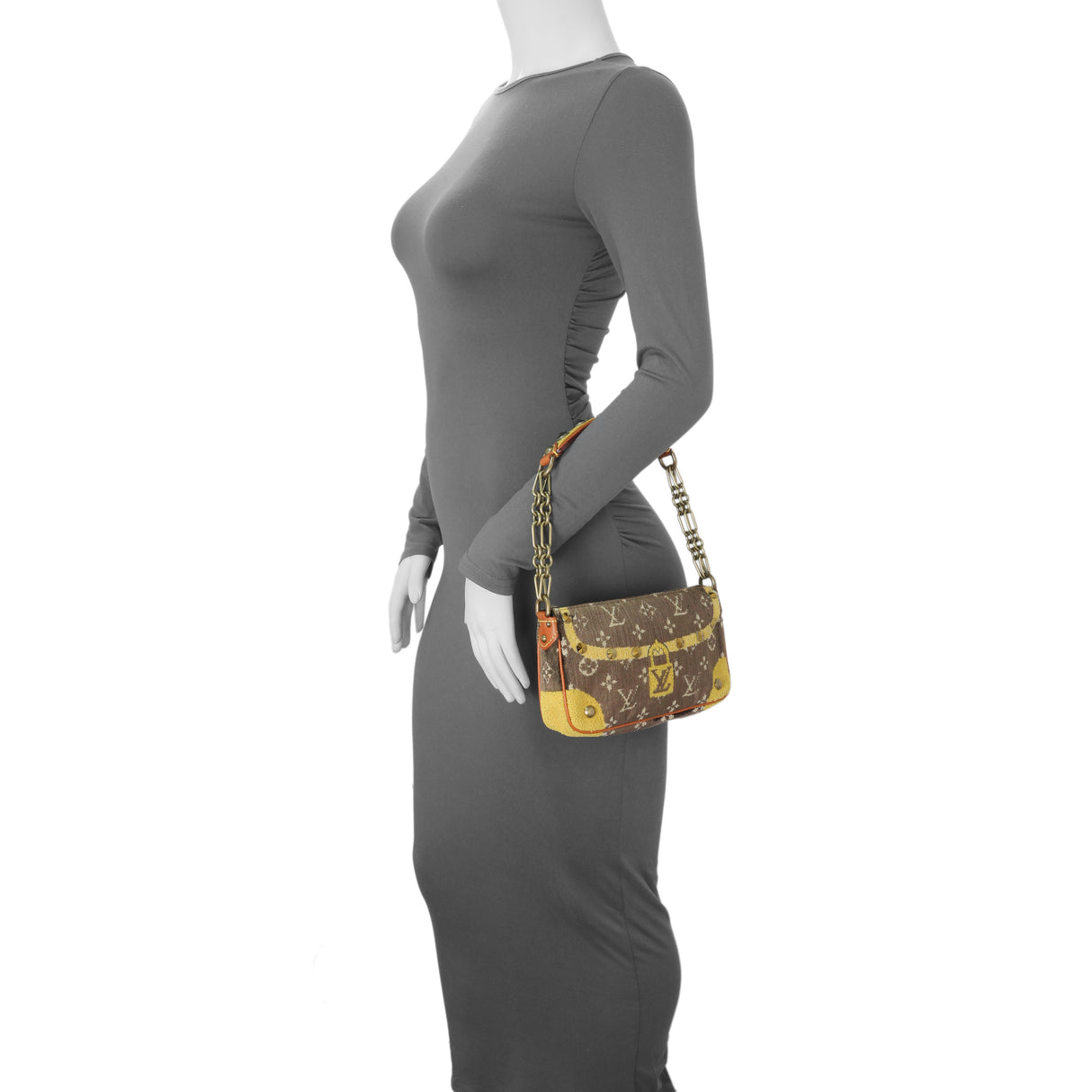 Louis Vuitton Monogram Trompe L'oeil Pochette Handbags Louis Vuitton