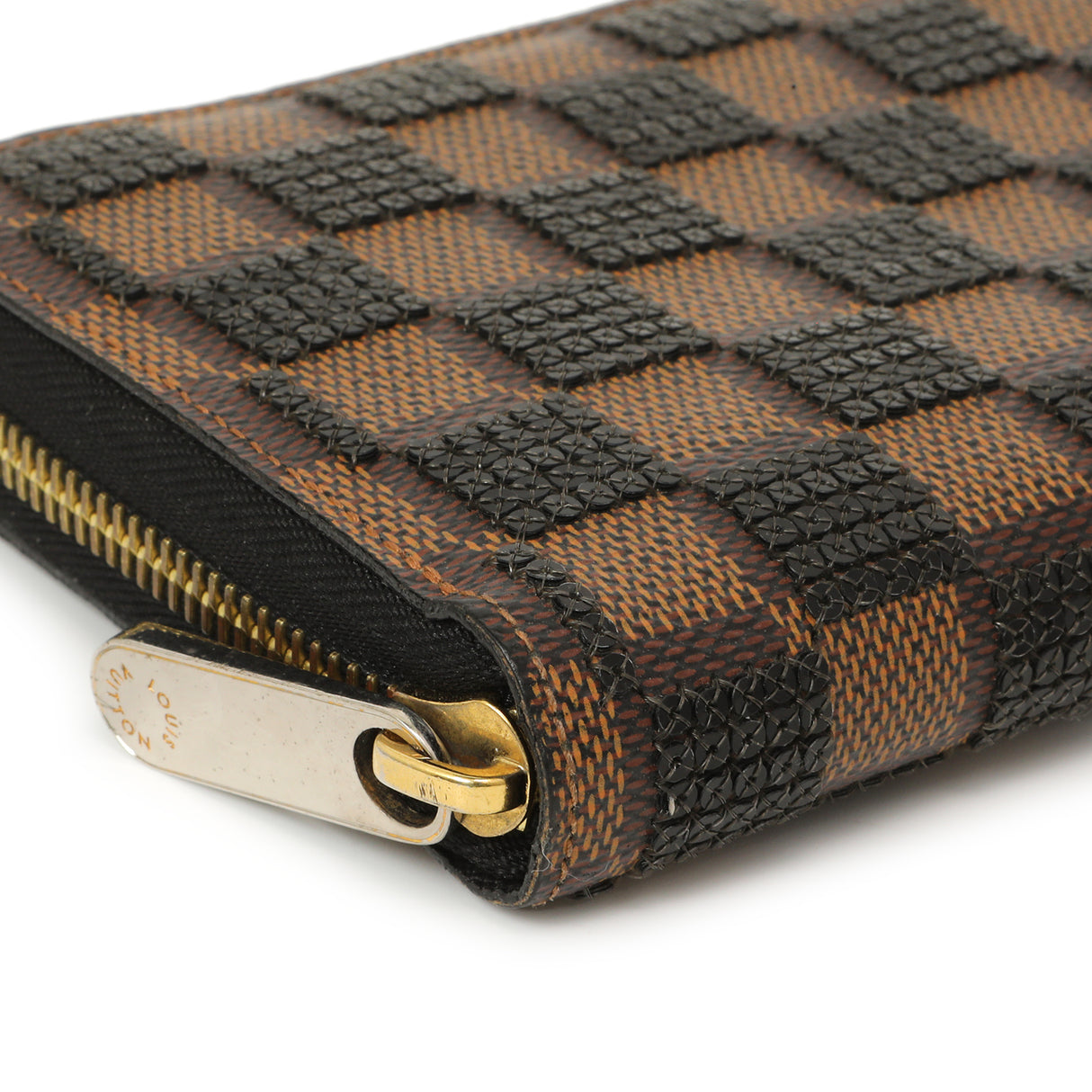 Louis Vuitton Black Damier Paillettes Zippy Wallet Accessories Louis Vuitton