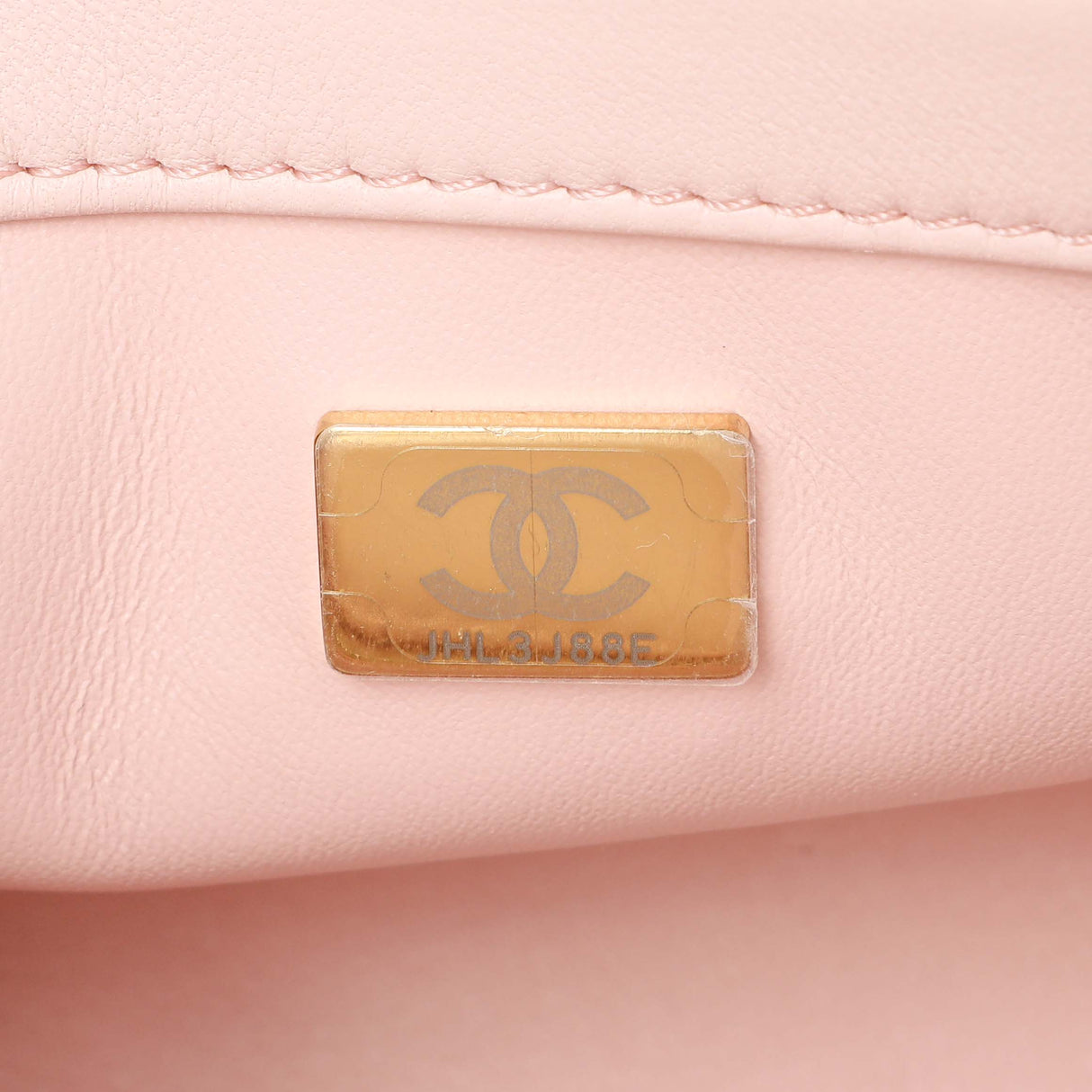 Chanel Pink Quilted Lambskin Mini Pearl Crush Flap Handbags Chanel