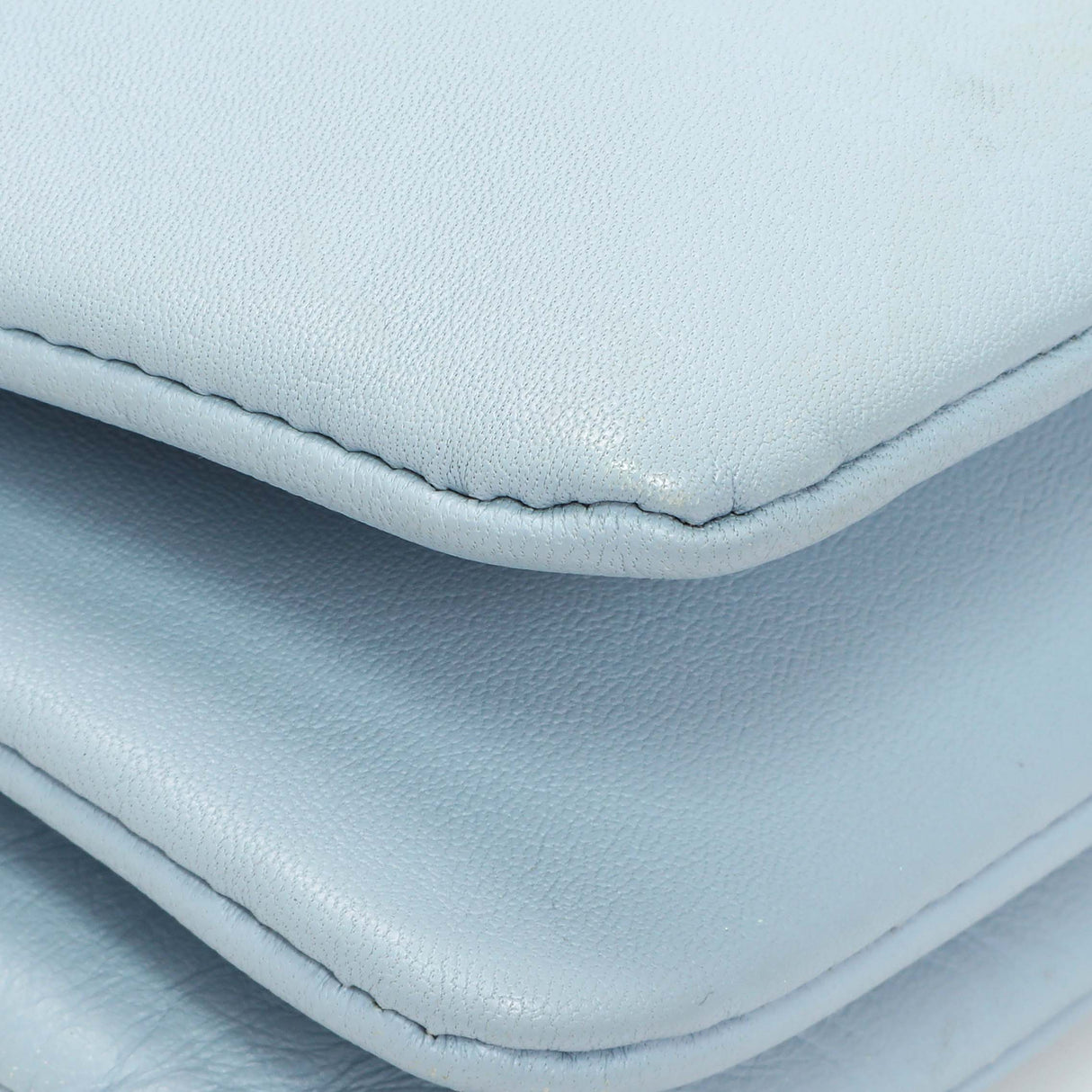 Celine Light Blue Lambskin Small Trio Crossbody Bag Handbags Celine