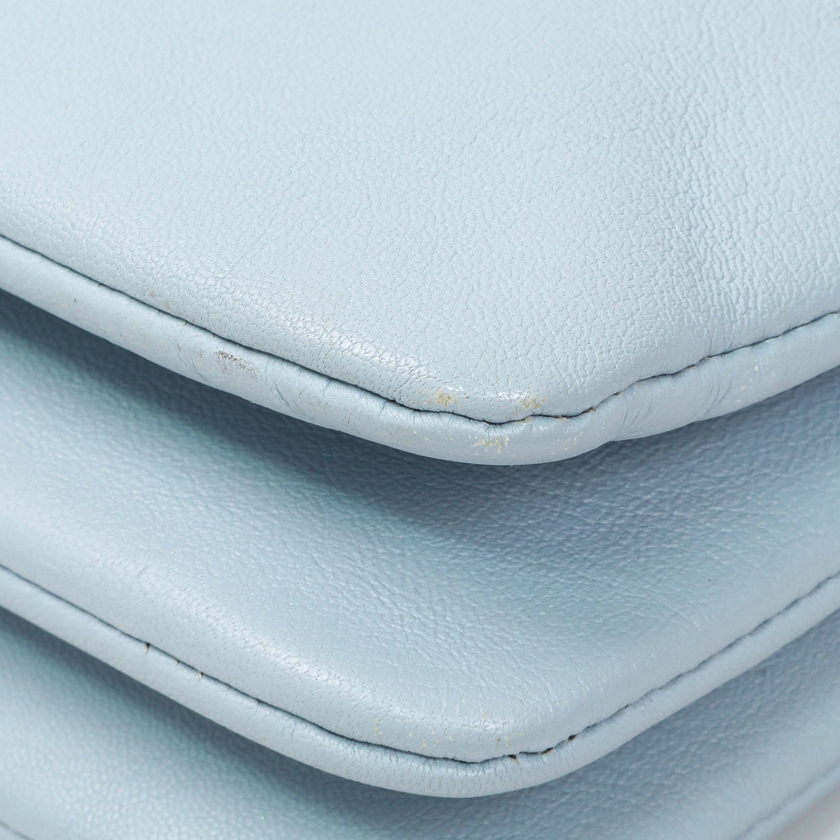 Celine Light Blue Lambskin Small Trio Crossbody Bag Handbags Celine