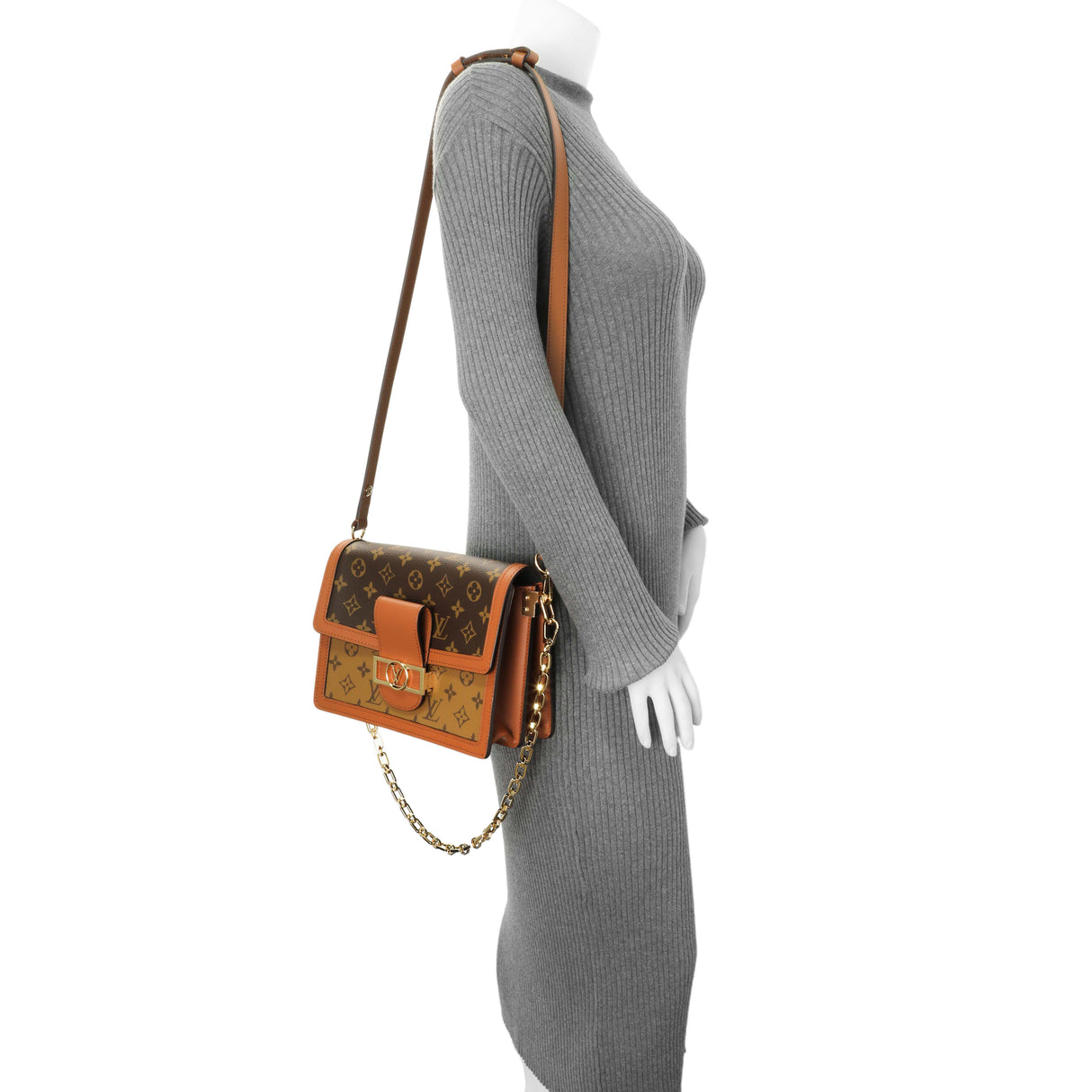 Louis Vuitton Monogram Reverse Dauphine MM Handbags Louis Vuitton