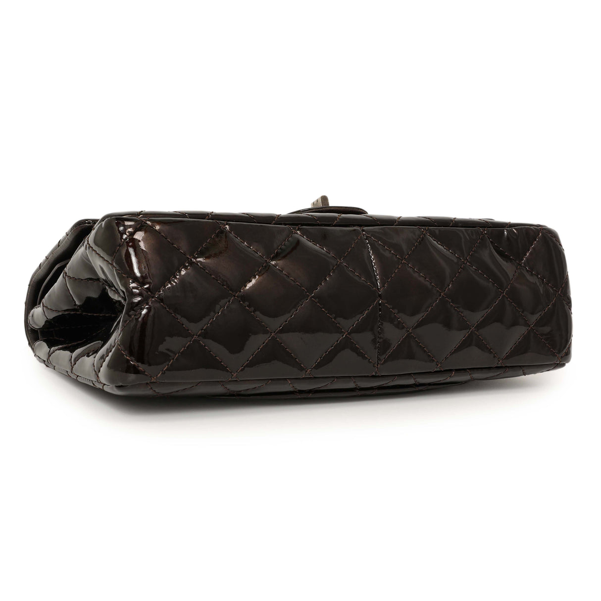 Chanel Metallic Brown Quilted Patent 2.55 Reissue 226 Handbags Chanel