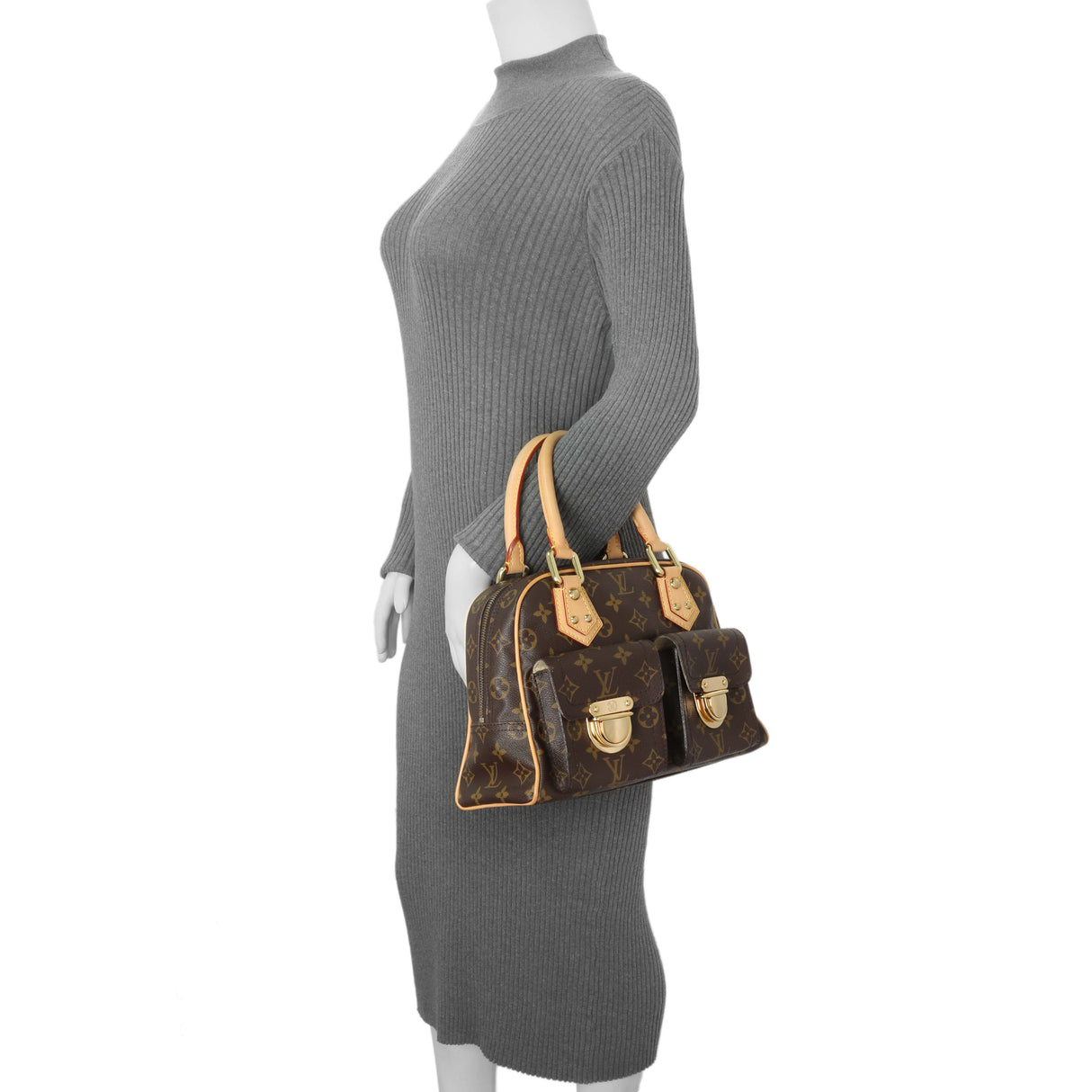 Louis Vuitton Monogram Manhattan PM Handbags Louis Vuitton