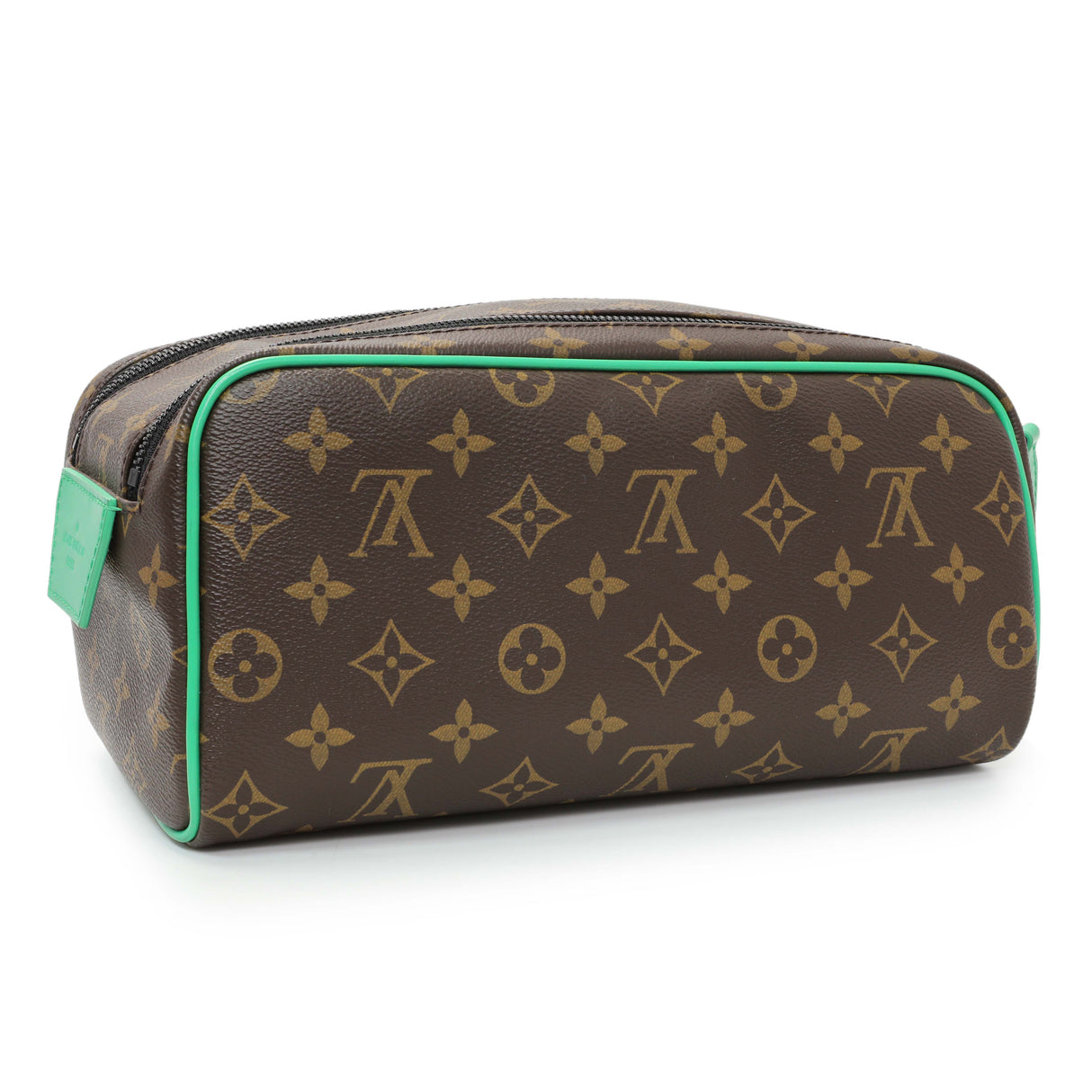 Louis Vuitton Green Monogram Macassar Dopp Kit Toilet Pouch Accessories Louis Vuitton