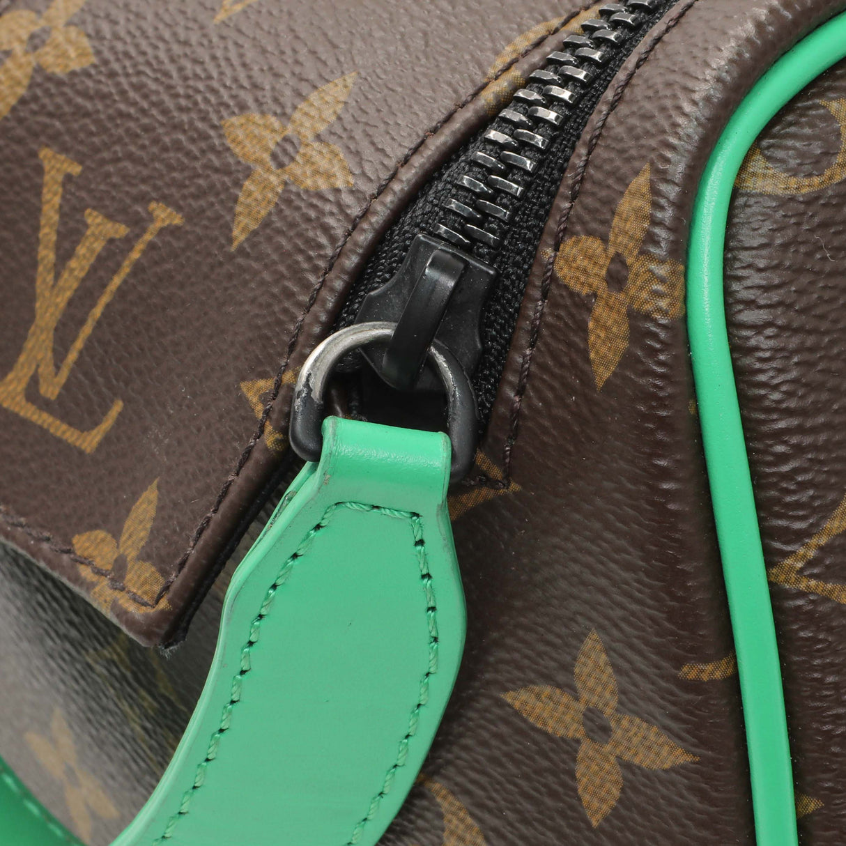 Louis Vuitton Green Monogram Macassar Dopp Kit Toilet Pouch Accessories Louis Vuitton