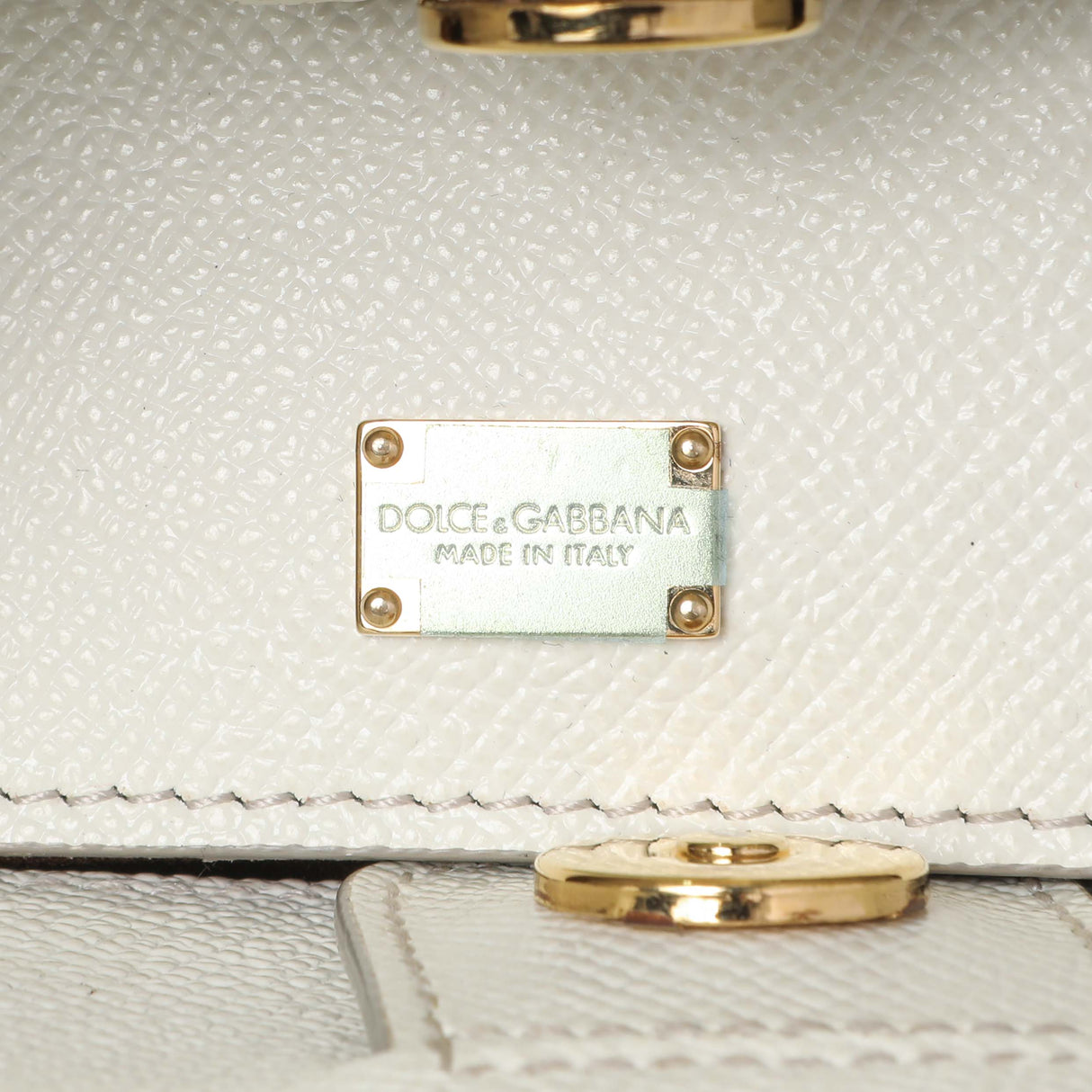Dolce & Gabbana White Dauphine Miss Sicily Satchel Handbags Dolce & Gabbana