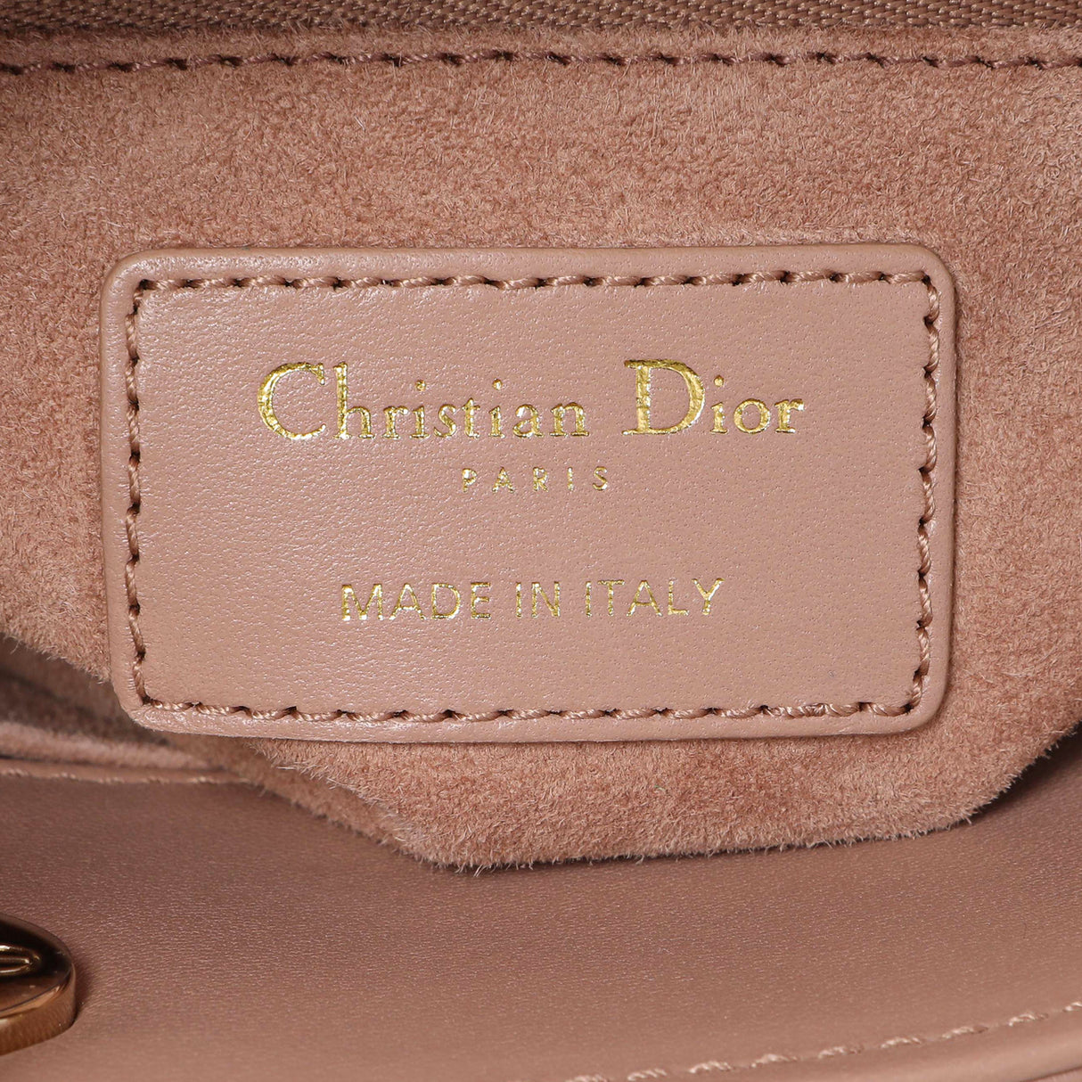 Christian Dior Blush Lambskin Cannage Small My ABCDior Lady Dior Handbags Christian Dior