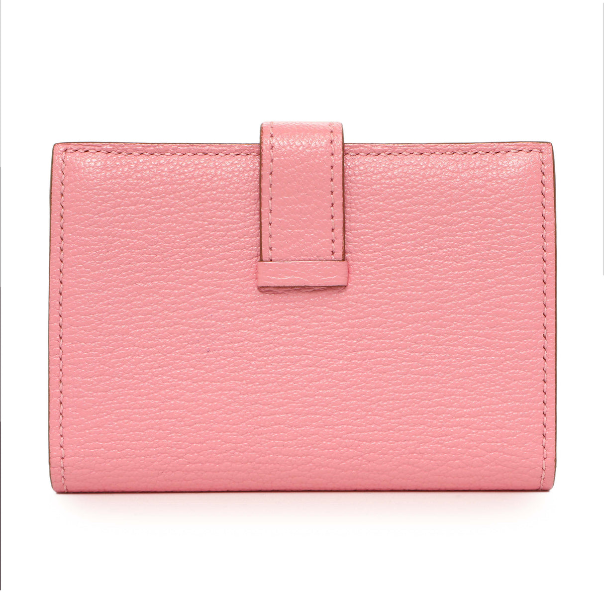 Hermes Rose Confetti Chevre Mysore Bearn Card Holder Wallet Accessories Hermes