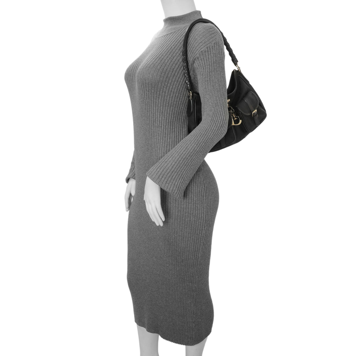 Christian Dior Black Diorissimo Lovely Hobo Handbags Christian Dior