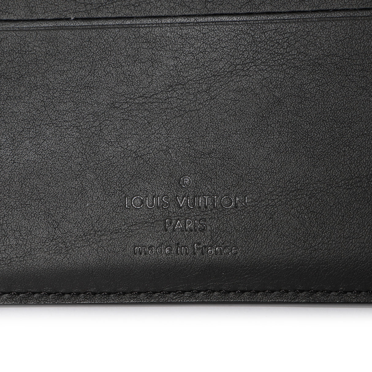 Louis Vuitton Black Calfskin Aerogram Multiple Wallet Accessories Louis Vuitton
