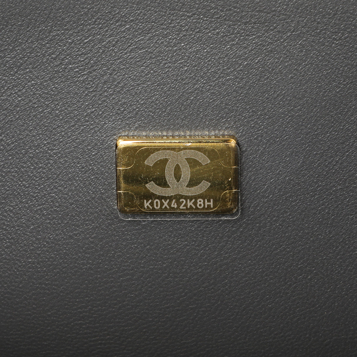 Chanel Dark Grey Quilted Caviar Medium Boy Bag Handbags Chanel