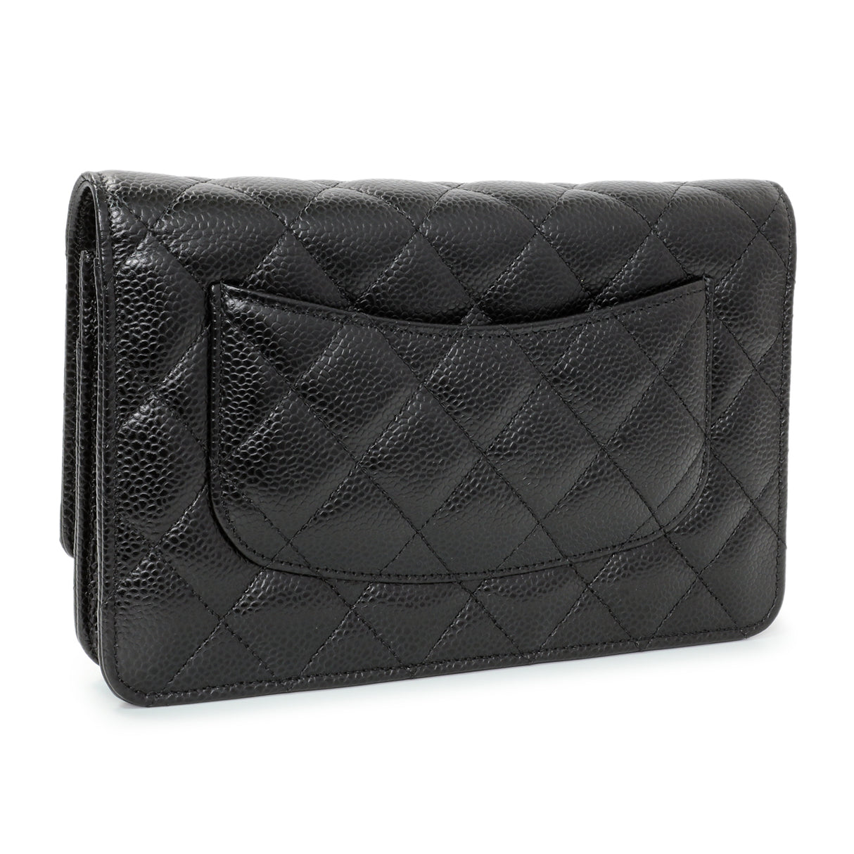 Chanel Black Caviar Wallet On Chain Handbags Chanel