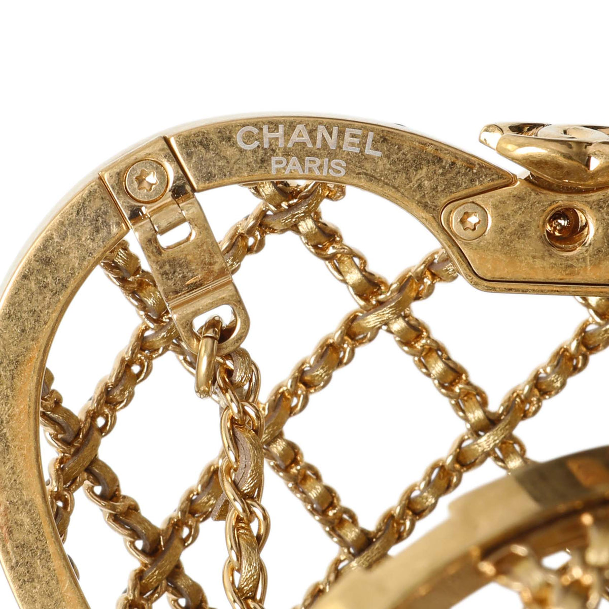 Chanel Metal Metallic Lambskin Heart Minaudiere Crossbody Handbags Chanel