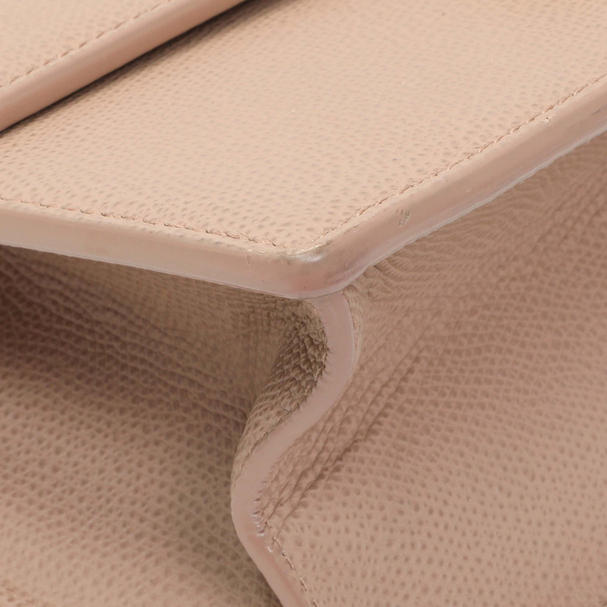 Christian Dior Blush Grained Calfskin 30 Montaigne Chain Flap Bag Handbags Christian Dior