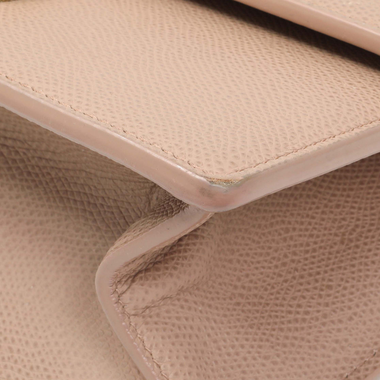 Christian Dior Blush Grained Calfskin 30 Montaigne Chain Flap Bag Handbags Christian Dior