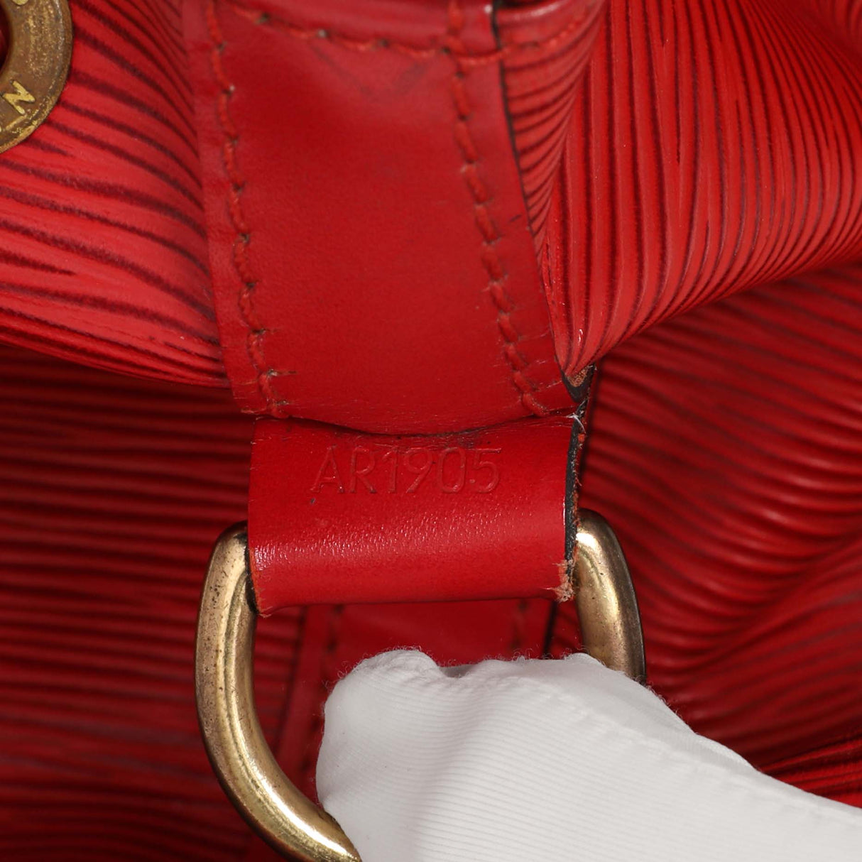 Louis Vuitton Red Epi Noe Handbags Louis Vuitton