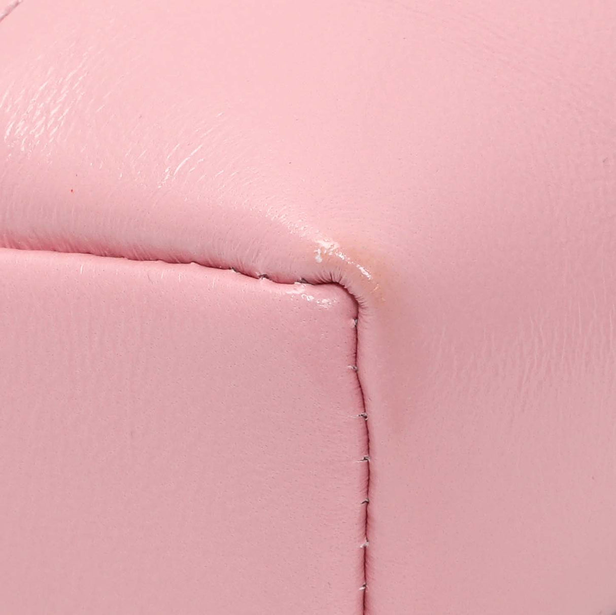 Chanel Pink Shiny Crumpled Calfskin Quilted Nano 31 Shopping Bag