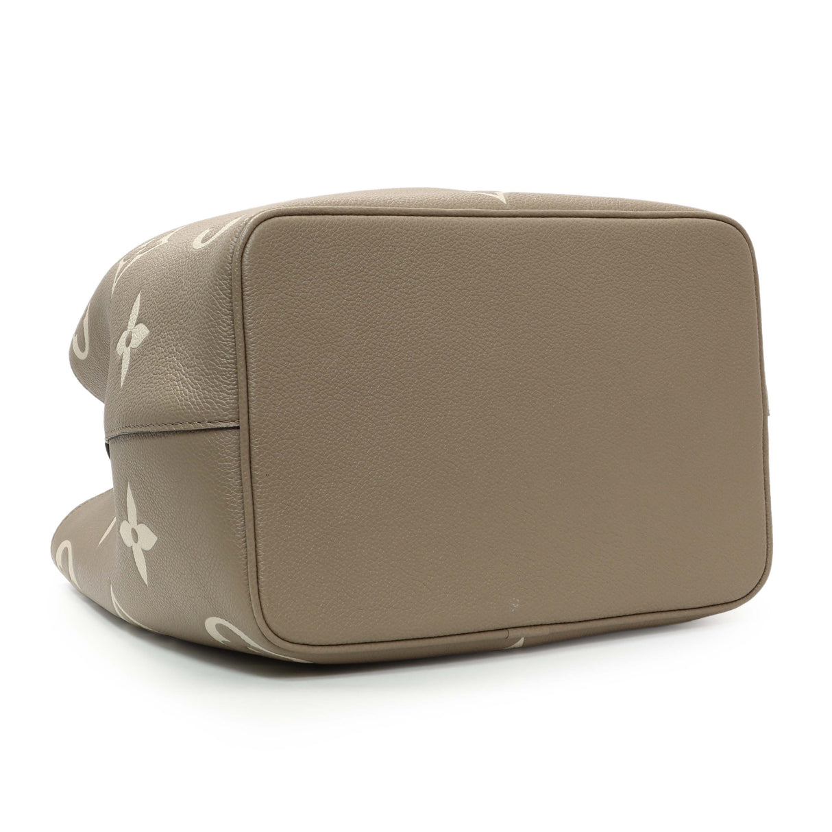 Louis Vuitton Tourterelle Creme Empreinte Monogram Giant NeoNoe MM Handbags Louis Vuitton