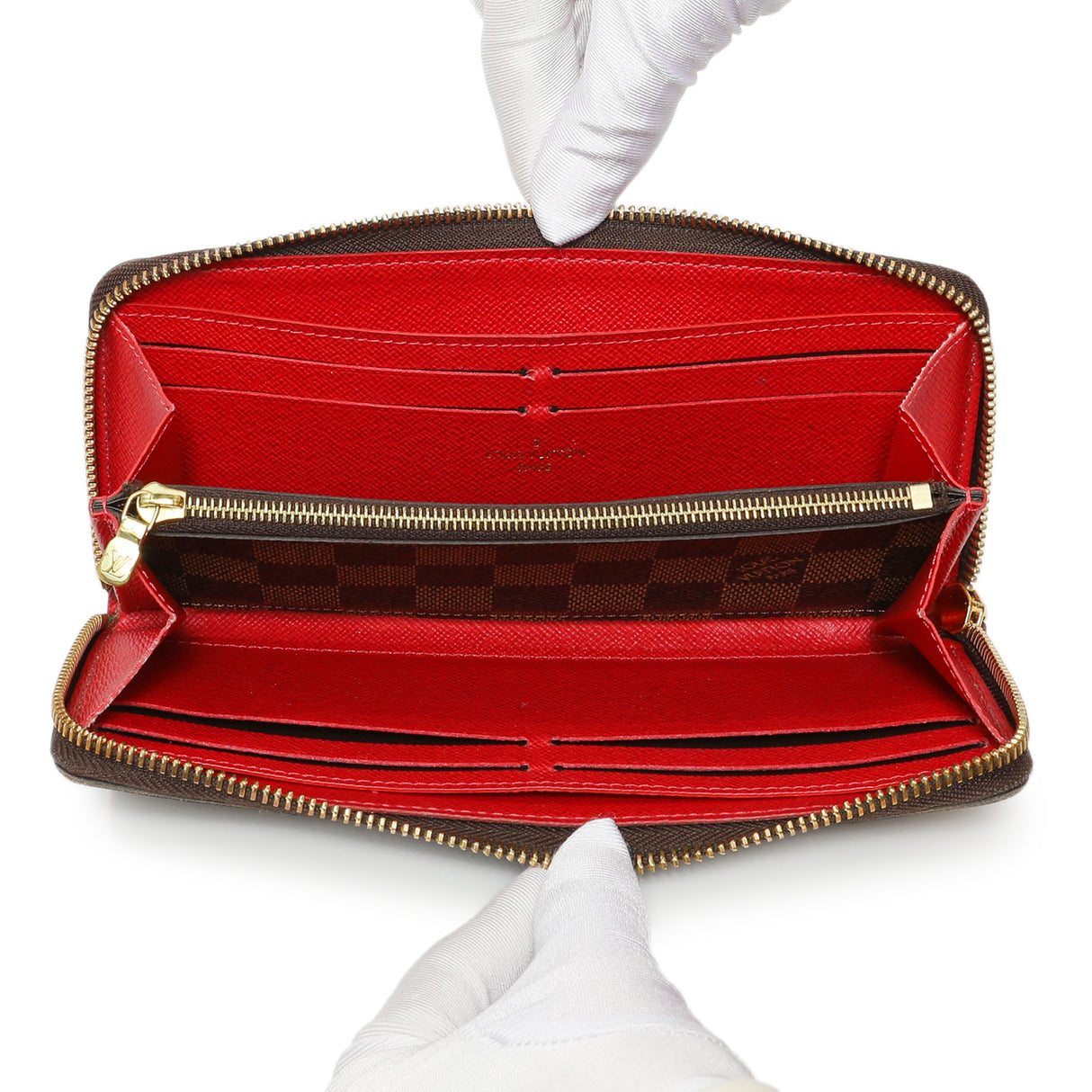 Louis Vuitton Damier Ebene Clemence Wallet Accessories Louis Vuitton