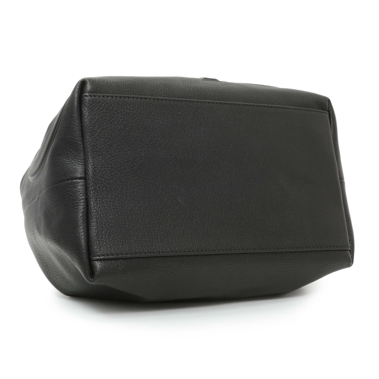 Jimmy Choo Black Nappa Leather Juno Solid Drawstring Bucket Bag Handbags Jimmy Choo