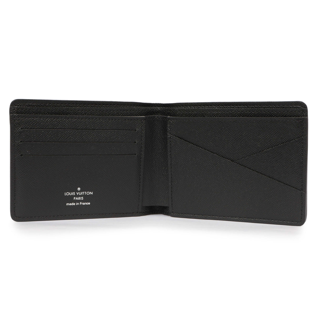 Louis Vuitton Black Taiga Multiple Wallet Accessories Louis Vuitton