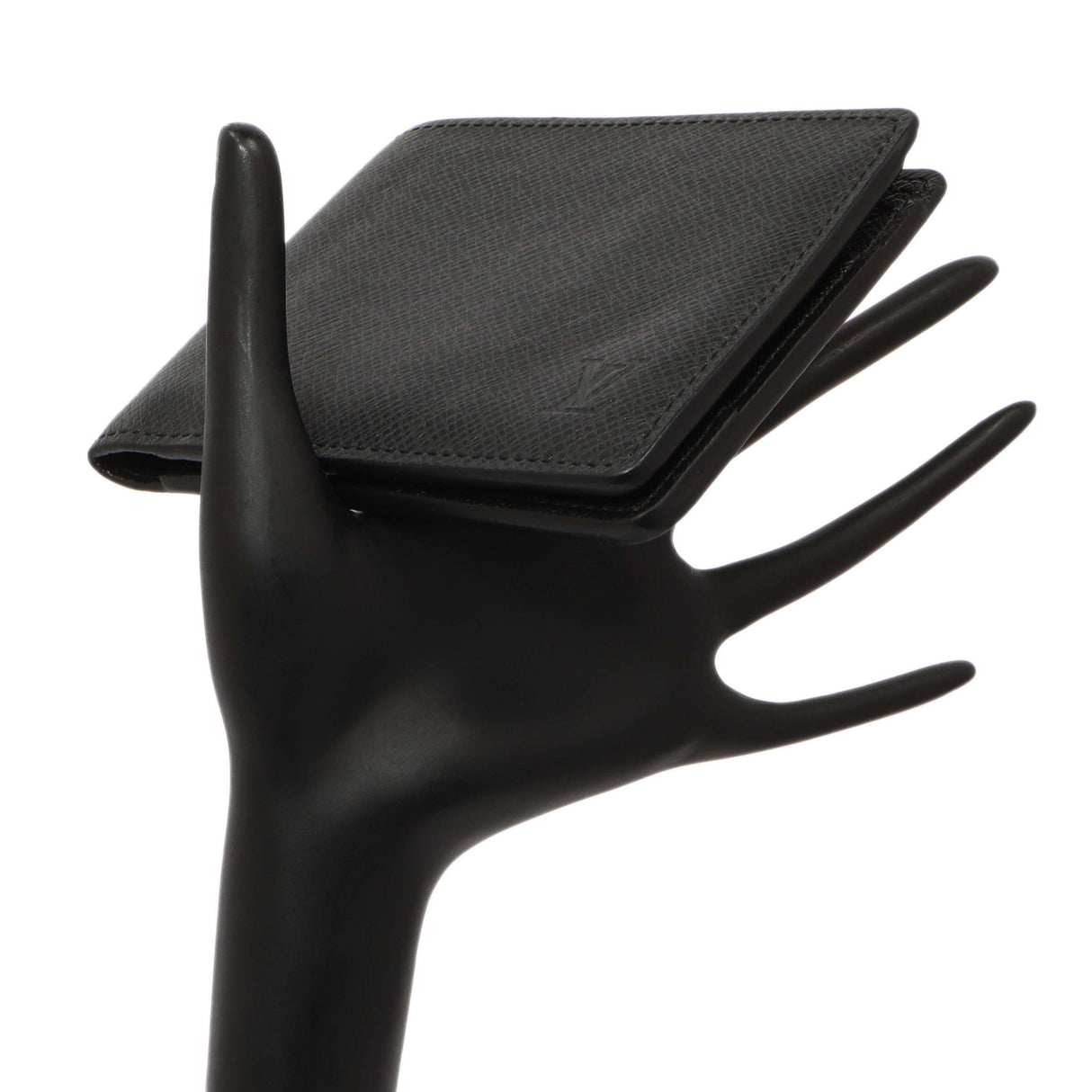 Louis Vuitton Black Taiga Multiple Wallet Accessories Louis Vuitton