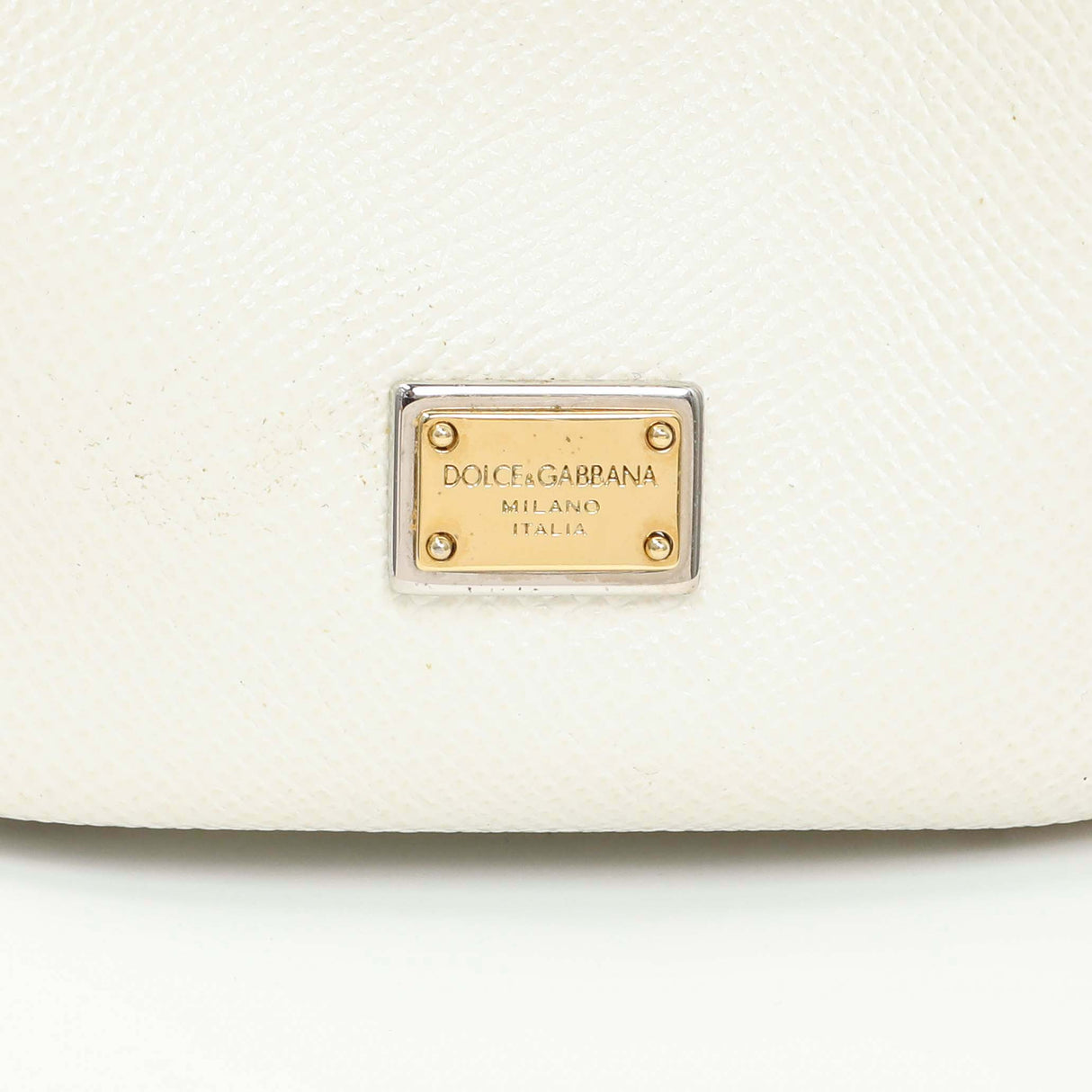 Dolce & Gabbana White Dauphine Miss Sicily Satchel Handbags Dolce & Gabbana