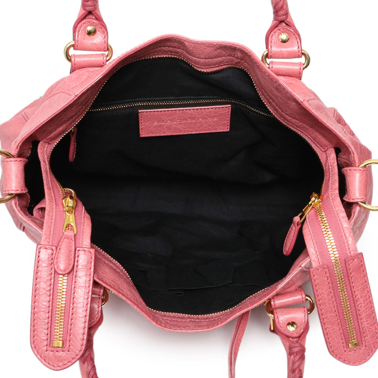 Balenciaga Pink Agneau Classic Gold Hardware Velo Handbags Balenciaga