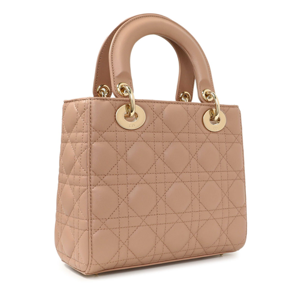Christian Dior Blush Lambskin Cannage Small My ABCDior Lady Dior Handbags Christian Dior