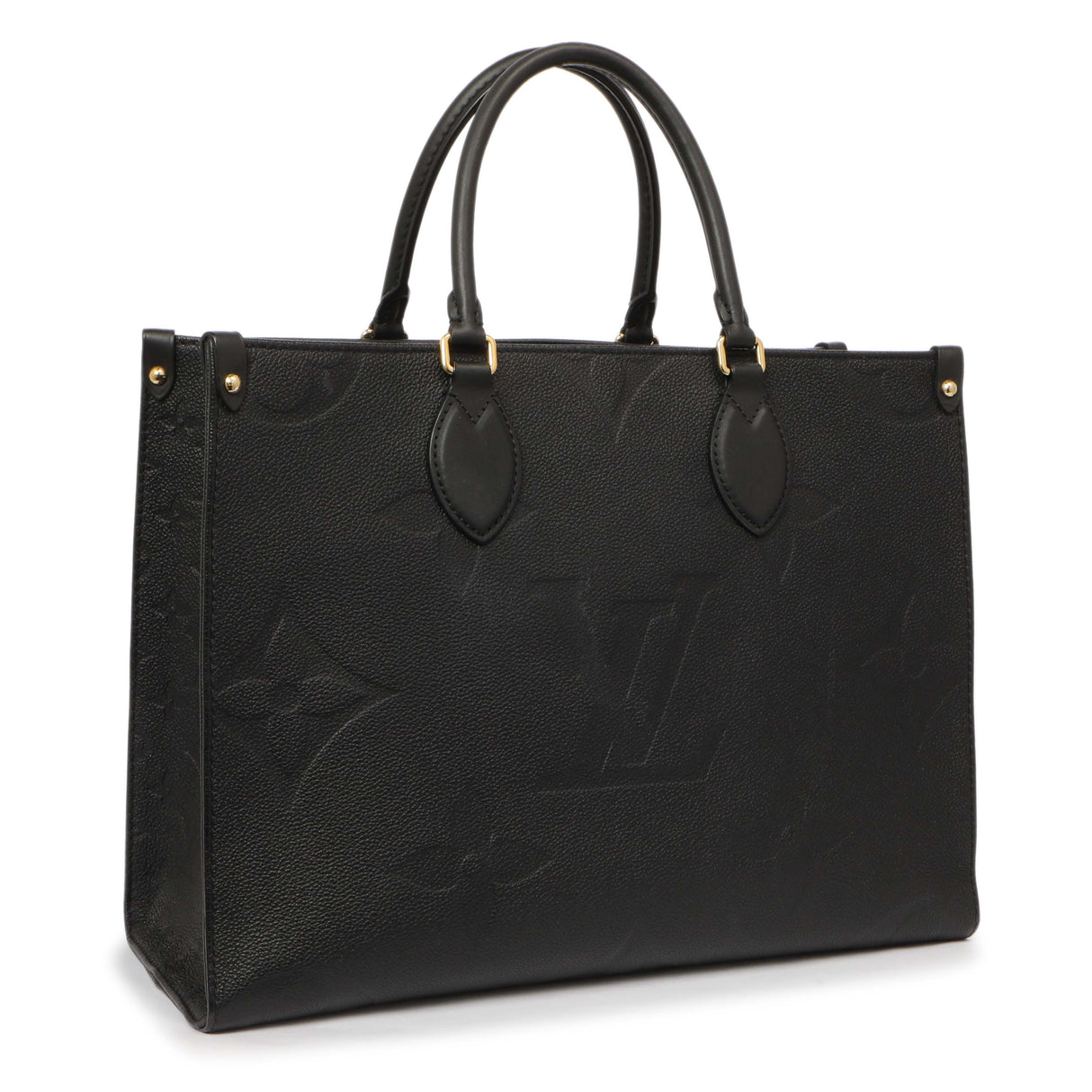 Louis Vuitton Black Empreinte Monogram Giant Onthego MM Handbags Louis Vuitton