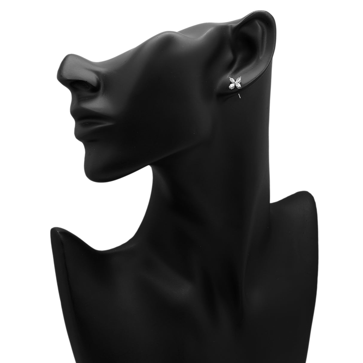 18K White Gold 0.81 Carat Marquis Diamond Earrings Fine Jewellery Modaselle