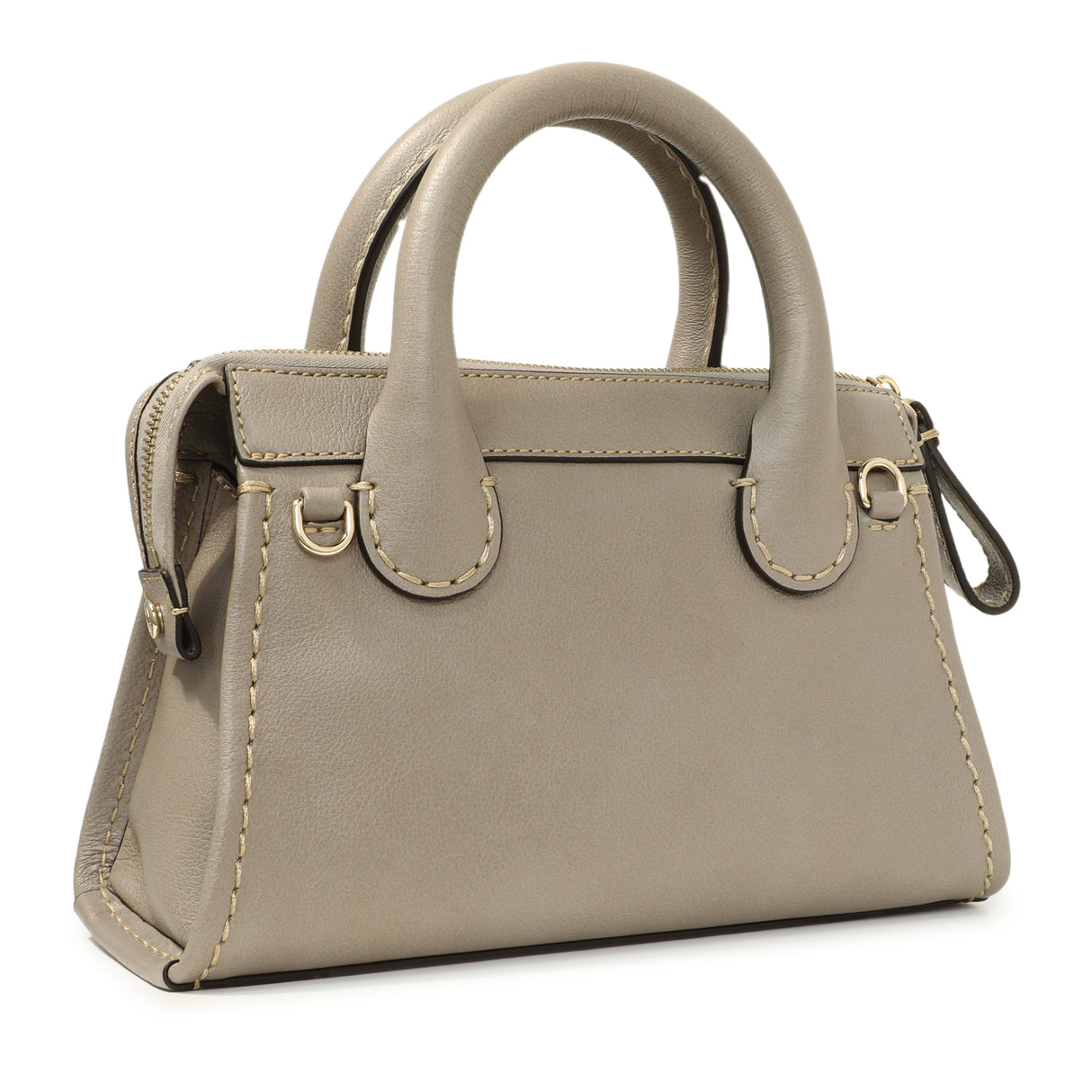 Chloe Cashmere Grey Buffalo Mini Edith Handbags Chloe