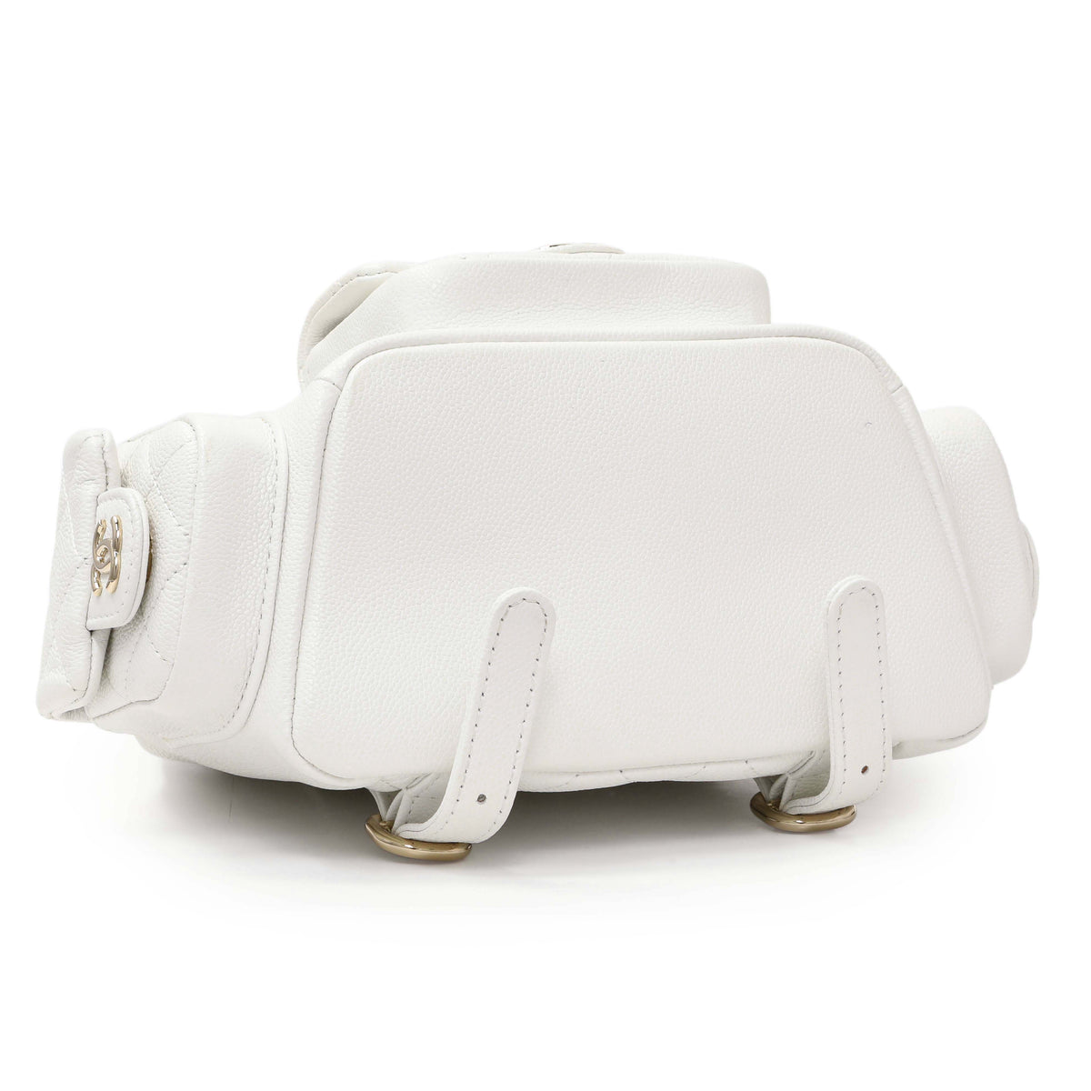 -6 items Tue Sept 8 ⬆️- Chanel White Caviar Quilted Mini Cargo Duma Backpack Handbags Chanel