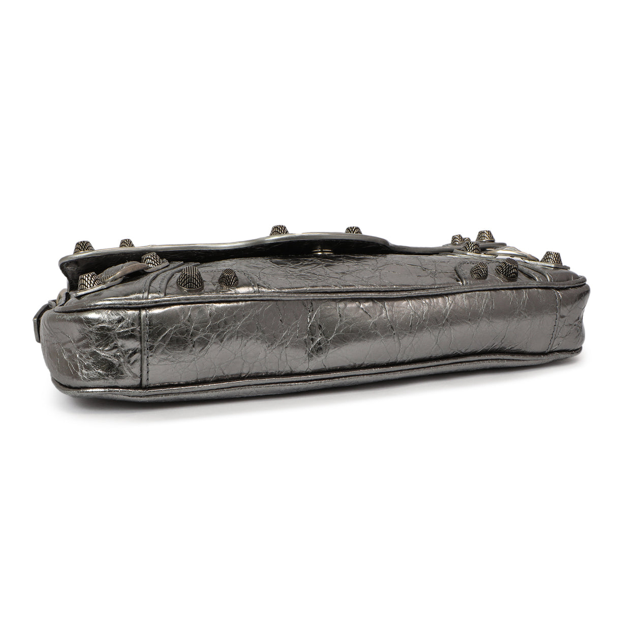 Balenciaga Silver Lambskin Le Cagole Small Sling Bag Handbags Balenciaga