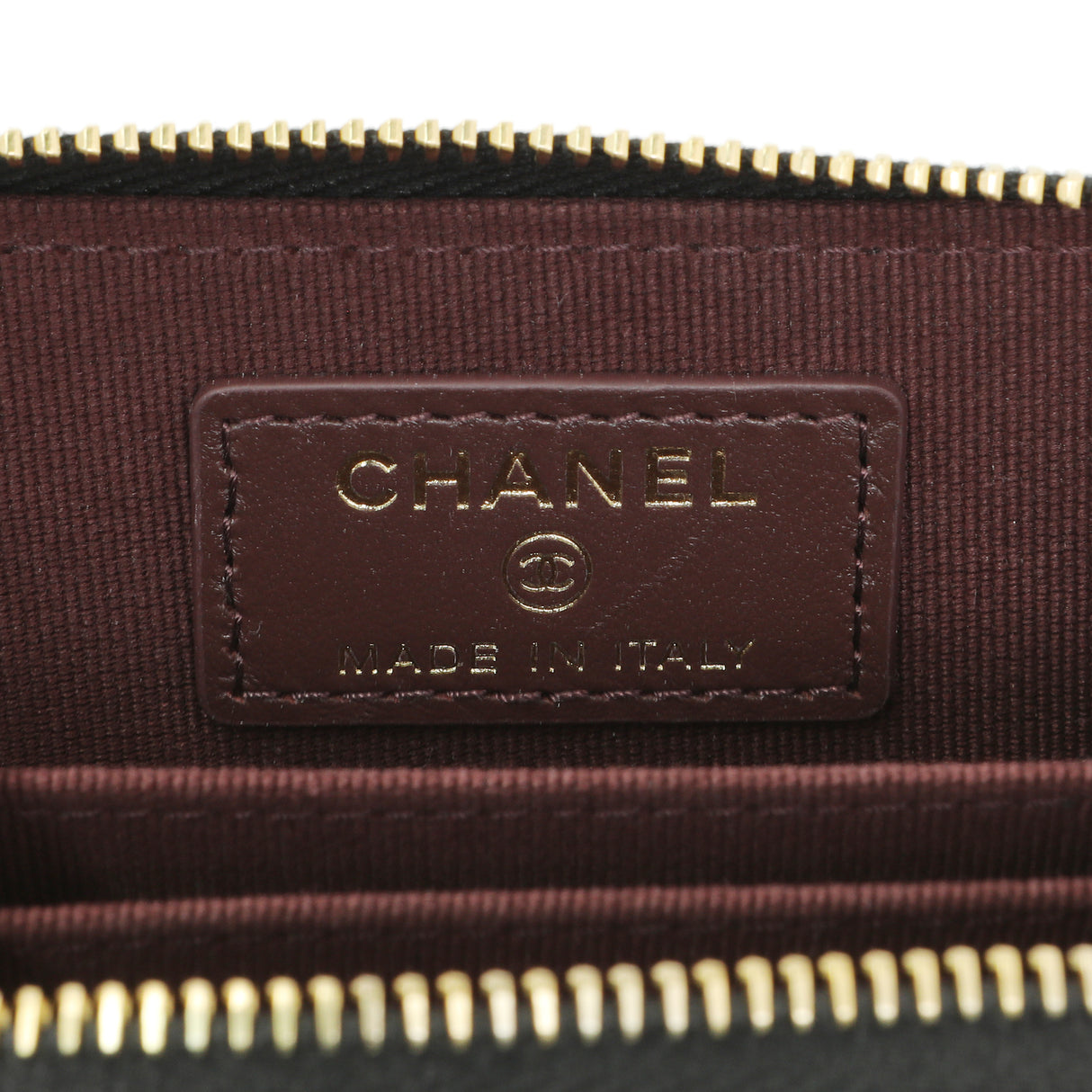 Chanel Black Caviar Quilted Zip Coin Purse Accessories Chanel