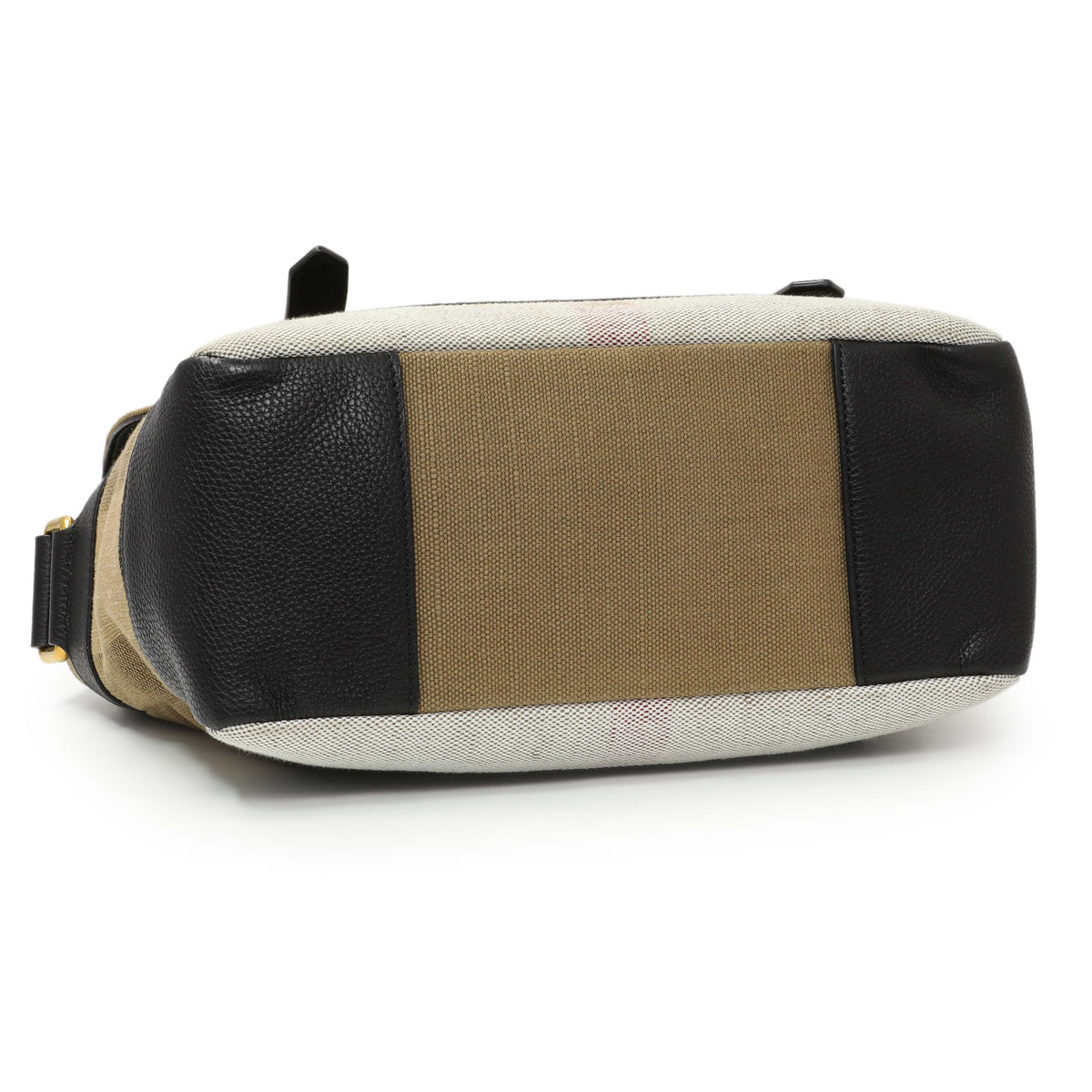 Burberry Black Canvas Check Small Baildon Messenger Bag Handbags Burberry