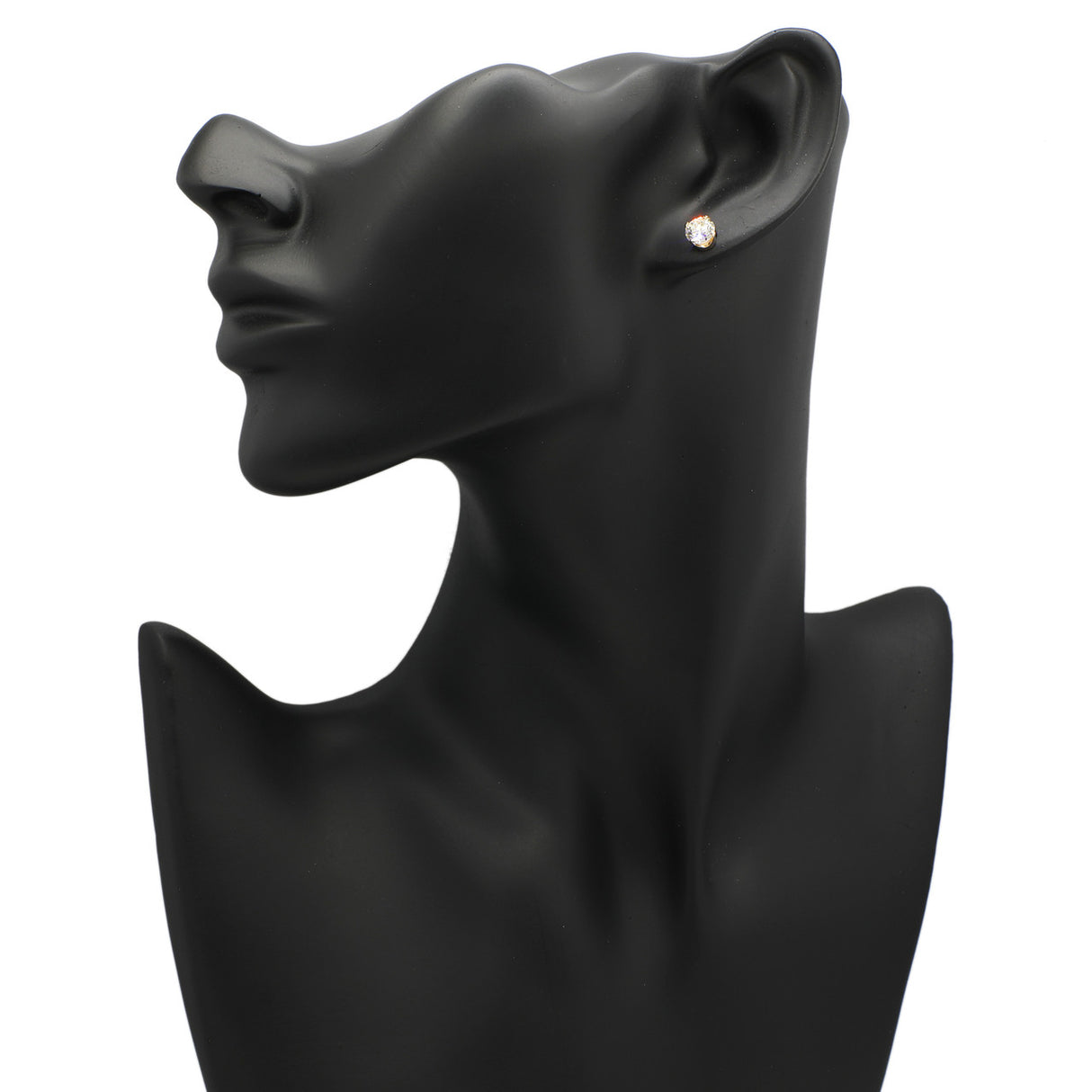 18K Yellow Gold 1.60 Carat Diamond Stud Earrings Modaselle