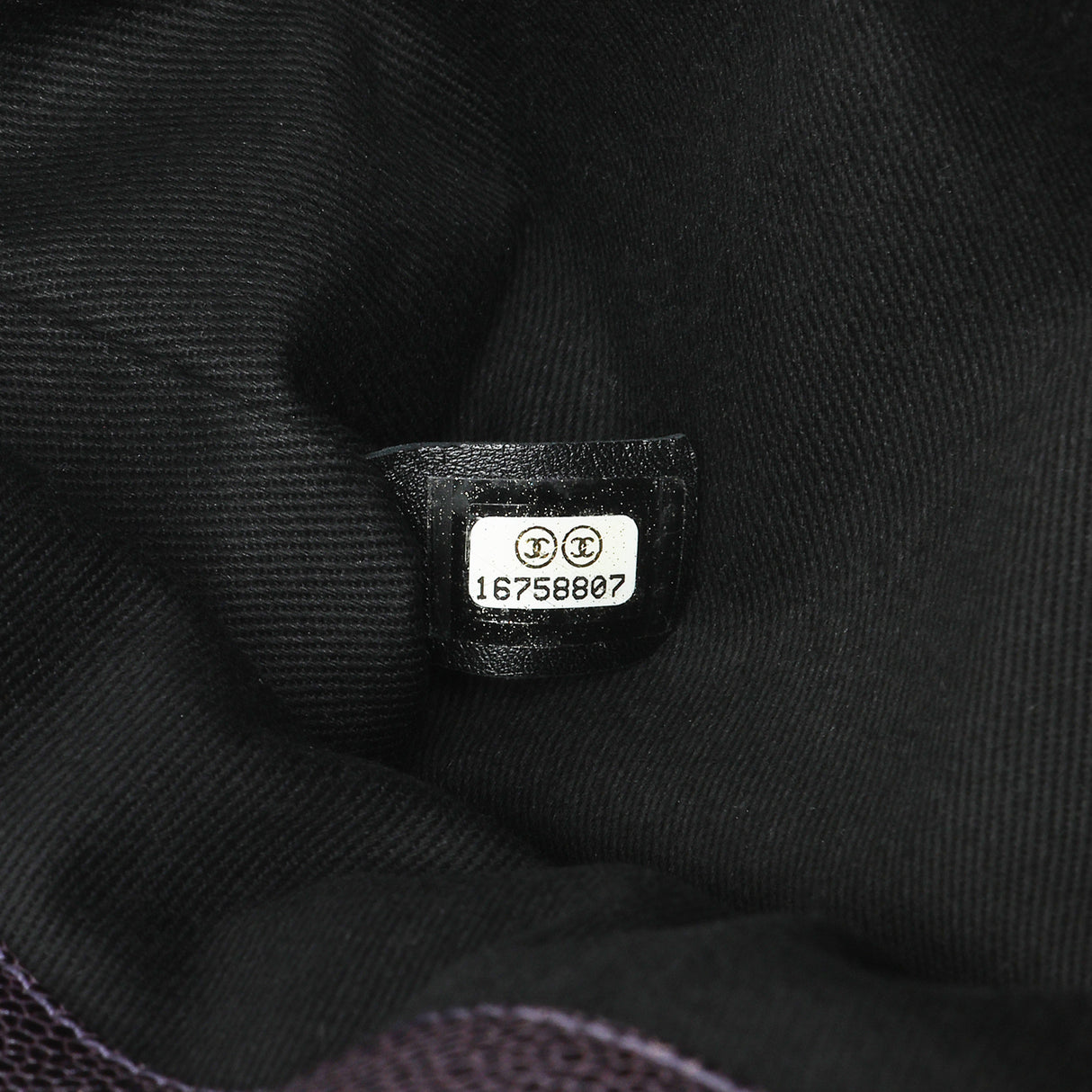 Chanel Purple Iridescent Caviar Quilted Chic Shopping Tote Handbags Chanel