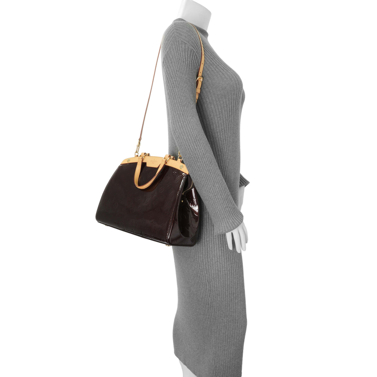 Louis Vuitton Amarante Vernis Brea MM Handbags Louis Vuitton