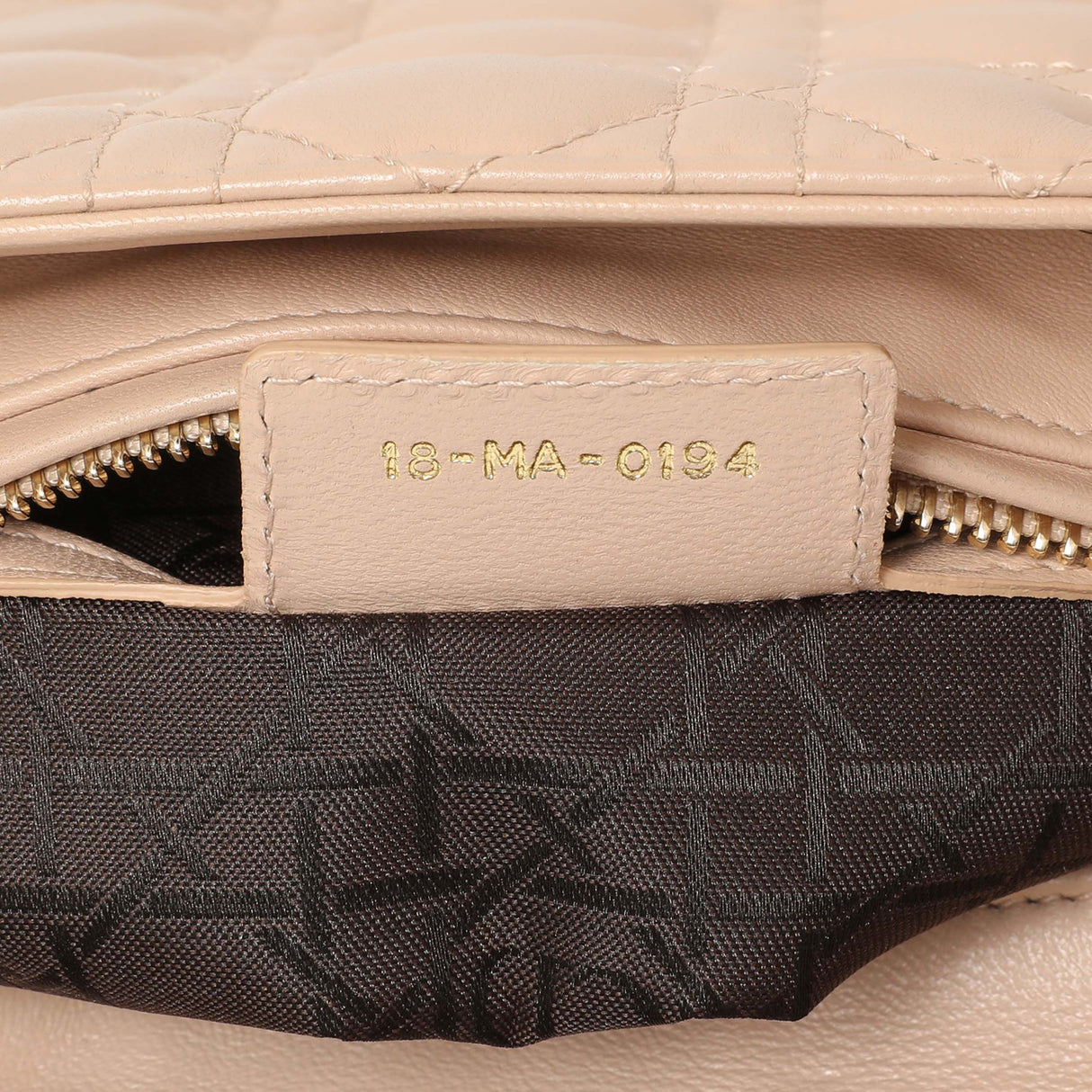 Christian Dior Light Pink Lambskin Cannage Medium Lady Dior Handbags Christian Dior