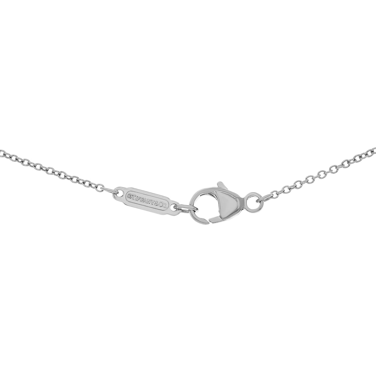 Tiffany & Co. Platinum Diamond Victoria Key Cluster Pendant Designer Jewellery Tiffany and Co
