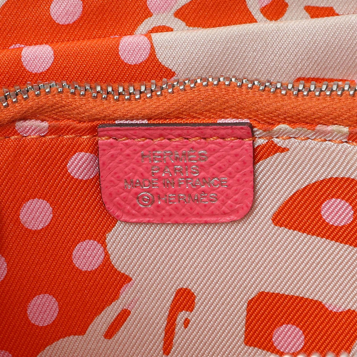 Hermes Pink Epsom Silk'in Change Purse Accessories Hermes